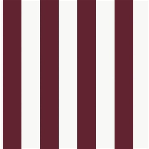 Red Smart 3 Stripes Awning Stripe Wallpaper