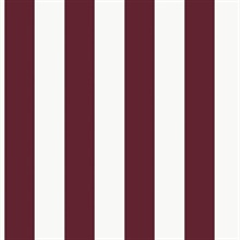 Red Smart 3 Stripes Awning Stripe Wallpaper