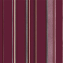 Red Smart 3 Stripes Casual Stripe Wallpaper