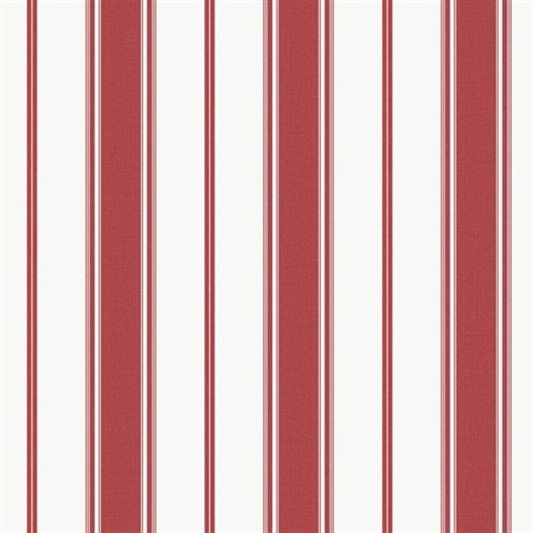 Red Smart 3 Stripes Heritage Stripe Wallpaper