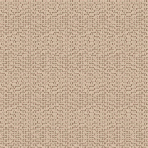 Red Textured Geometric Oval  Wallpaper