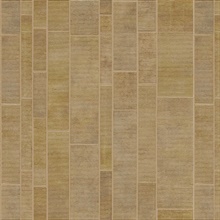 Redmond Gold Vertical Textured Geometric Wallpaper