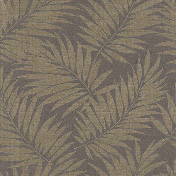 2836-527575 | Regan Dark Brown Palm Fronds Wallpaper | Wallpaper Boulevard