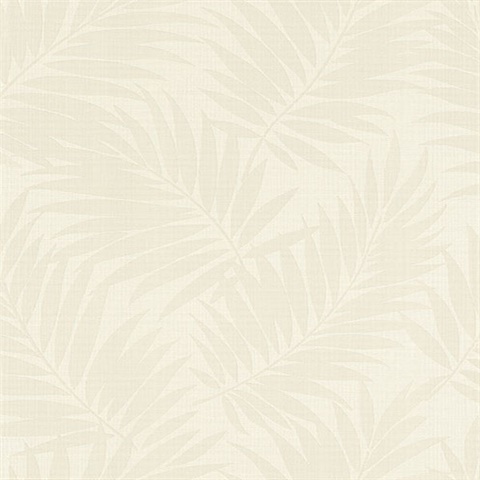 Regan Ivory Palm Fronds Wallpaper