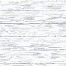Rehoboth Light Blue Distressed Wood Wallpaper