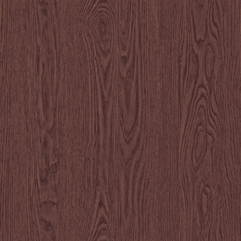 Remi Maroon Vertical Textured Wood Planks Wallpaper