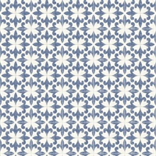 Remy Black Fleur de Lis Tile Wallpaper