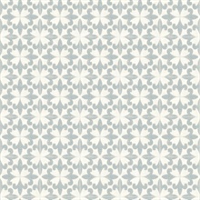 Remy Black Fleur de Lis Tile Wallpaper