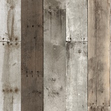 Repurposed Wood Weathered Peel and Stick Wallpaper