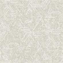 Retreat Grey Quilted Southwest Tribal Wallpaper