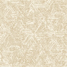 Retreat Light Brown Quilted Southwest Tribal Wallpaper