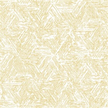 Retreat Yellow Quilted Southwest Tribal Wallpaper