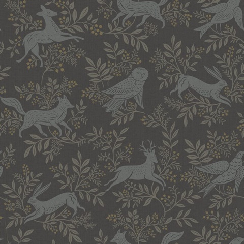 Revelry Black Forest Frolic Wallpaper