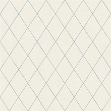 Rhombus Blue Geometric Wallpaper