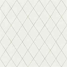 Rhombus Green Geometric Wallpaper