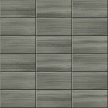 Rib Tile Tile Charcoal Peel and Stick Wallpaper