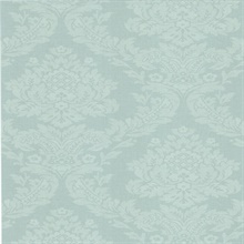 Rice Blue Meridian Damask