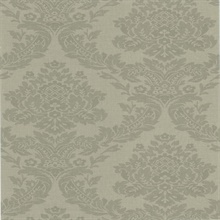 Rice Grey Meridian Damask