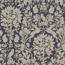 Richmond Blue Forest Floral Wallpaper