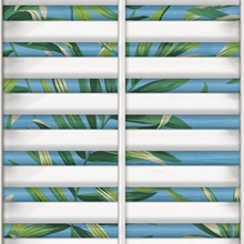 Richwood Shutters Illustration Ciel Peel and Stick Wallpaper