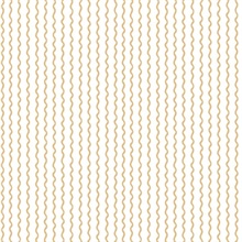 Rickrack Gold Wavy Vertical Stripe Wallpaper