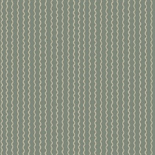 Rickrack Moss Wavy Vertical Stripe Wallpaper