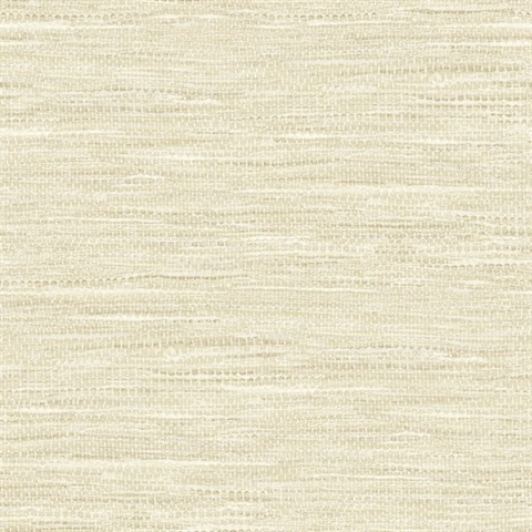 Rina Faux Grasscloth Sand Wallpaper