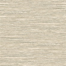 Rina Faux Grasscloth Warm Stone Wallpaper