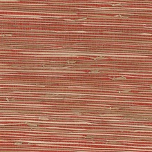 Rio Fuchsia Red Grasscloth Wallpaper