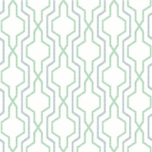 Rion Green Trellis Wallpaper