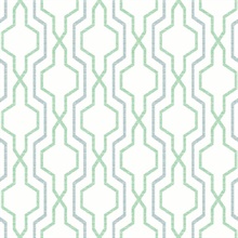 Rion Green Trellis Wallpaper