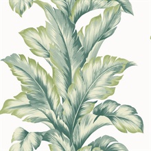 Rivercrest Vertical Banana Leaf Wallpaper