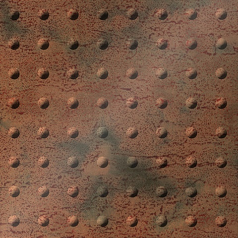 Rivet Ceiling Panels Aged Copper