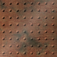 Rivet Ceiling Panels Aged Copper