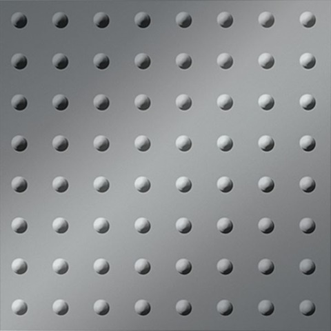 Rivet Ceiling Panels Metallic Silver