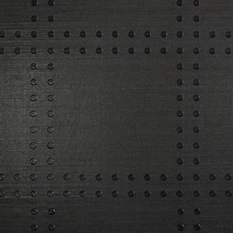 Rivets Black on Ebony Glazed Abaca