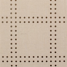 Rivets Bronze on Natural Burlap Jute