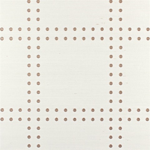 Rivets Champagne on Ivory Manila Hemp