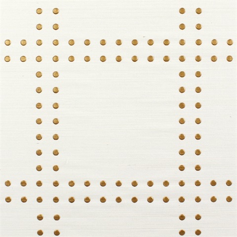 Rivets Gold on Ivory Manila Hemp