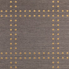 Rivets Gold on Mink Brown Manila Hemp