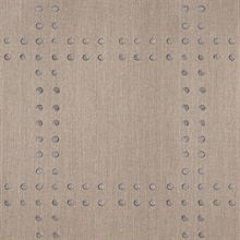 Rivets Nickel on Mink Sateen and Sateen Shimmer