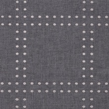 Rivets Sterling on Galway Grey Herringbone