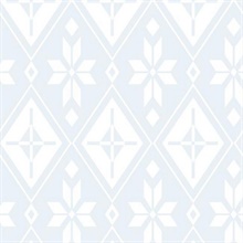 Robin's Egg Blue Disney Frozen 2 Elsa's Bedroom Wallpaper