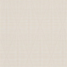Rocco Taupe Diamond 54" Commercial Grade Wallpaper