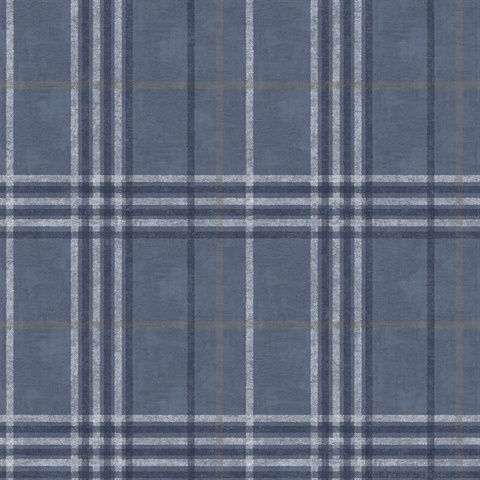 Rockefeller Navy Plaid