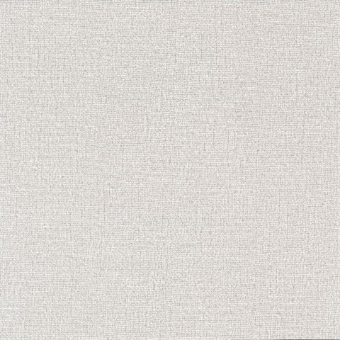 Rollins Off White Faux Linen Commercial Wallpaper