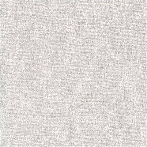 Rollins Off White Faux Linen Commercial Wallpaper
