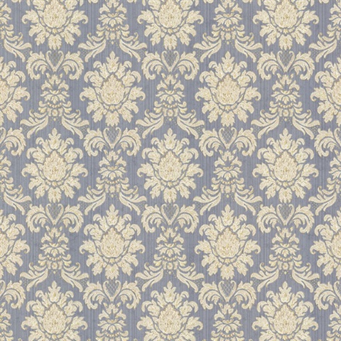 Romeo Blue Damask