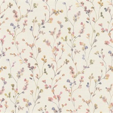 Romy Pink Springtime Trail Wallpaper