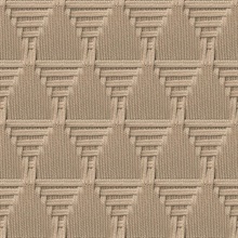 Rope Weave Diamond Beige Wallpaper